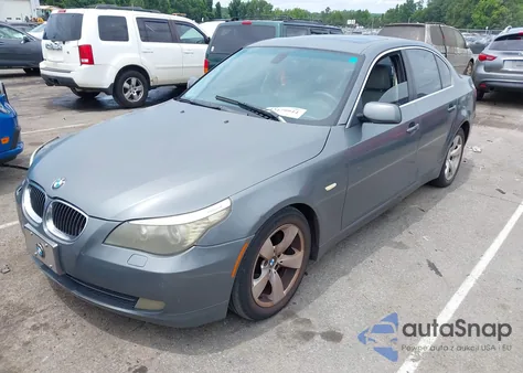 2008 BMW 528I z USA, uszkodzony, nr VIN WBANU53538CT07345